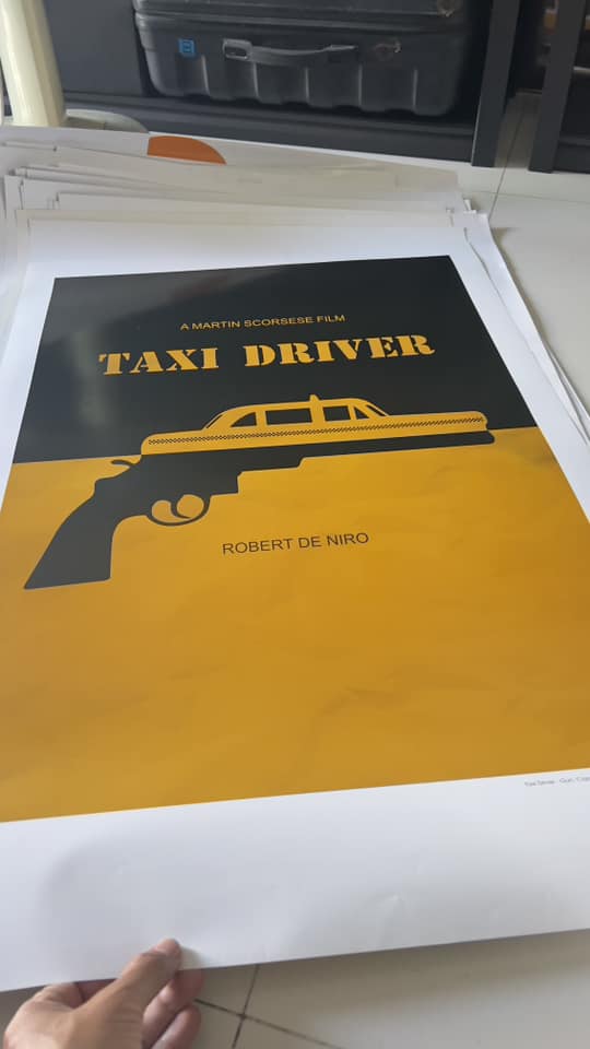 ภาพสินค้า โปสเตอร์แท้ปริ้นต์ USA TAXI DRIVER