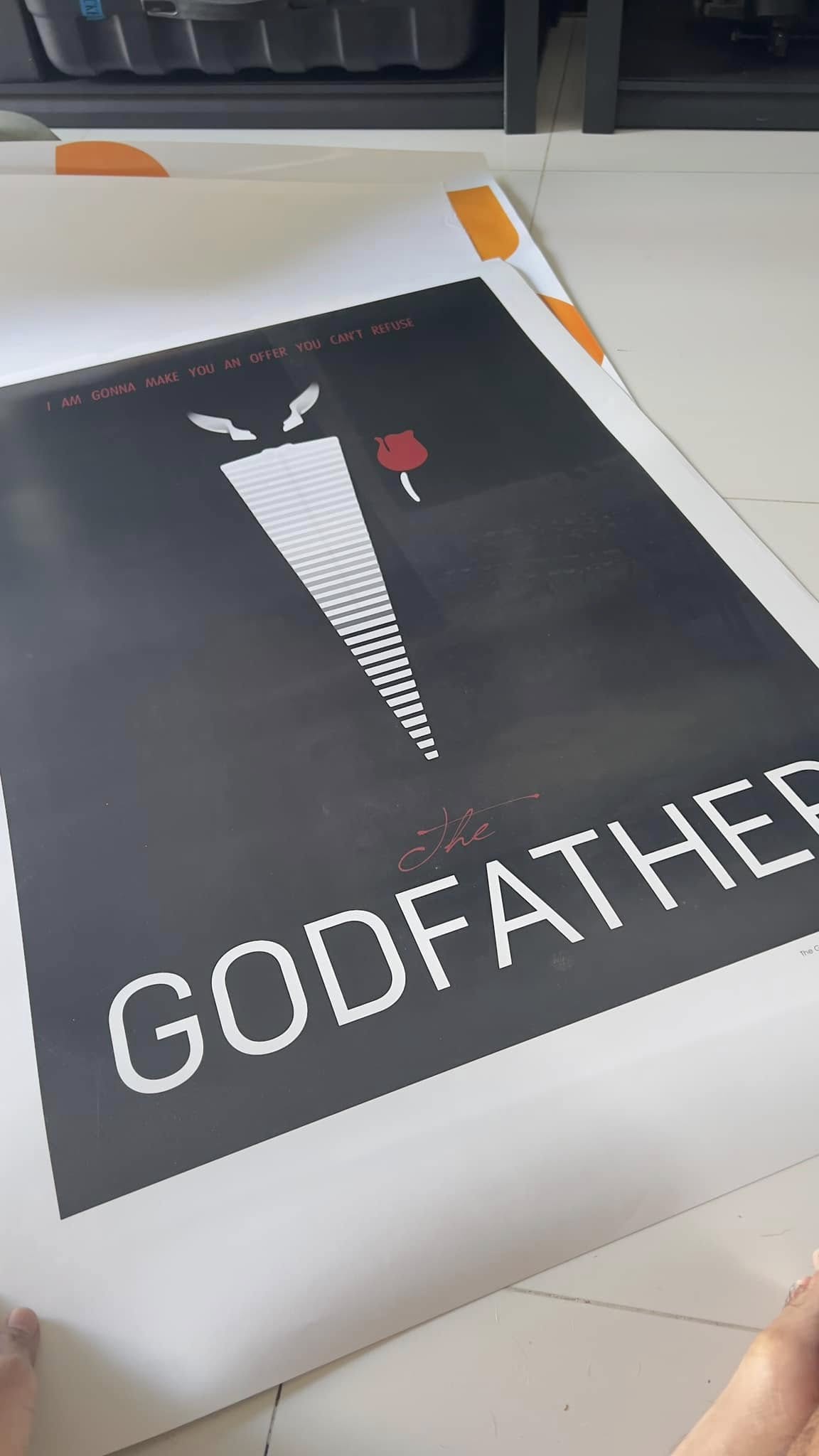 ภาพสินค้า โปสเตอร์แท้ปริ้นต์ USA GODFATHER